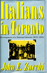 Book cover of " Italians in Toronto"