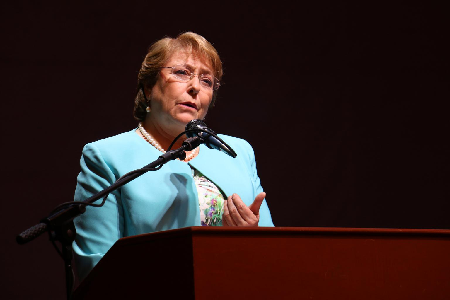 Chilean politician Verónica Michelle Bachelet Jeria, UN High Commissioner for Human Rights.