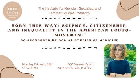 Event Banner for Professor Joanna Wuest