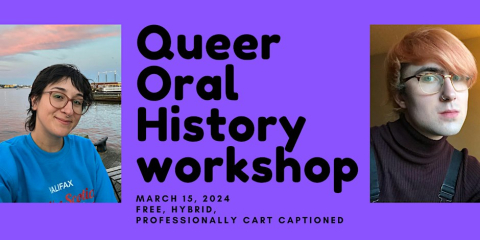 Queer Oral History Workshop