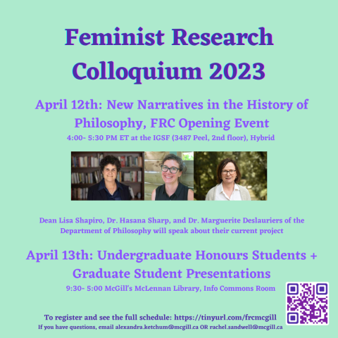 feminist research colloquium 2023 poster