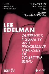 Lee Edelman Poster 
