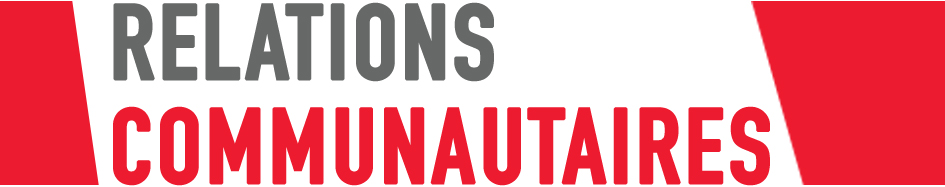 Bouton Relations communautaires