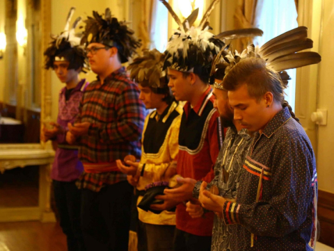 Images of Elders at an event