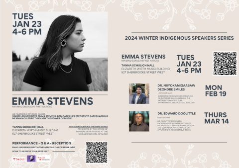 Winter Speaker Series Event Poster