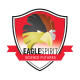 The Eagle Spirit Science Futures logo, which depicts a shield with an eagle's head on it. 