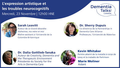 Dementia Talks! – L’art et les troubles neurocognitifs.