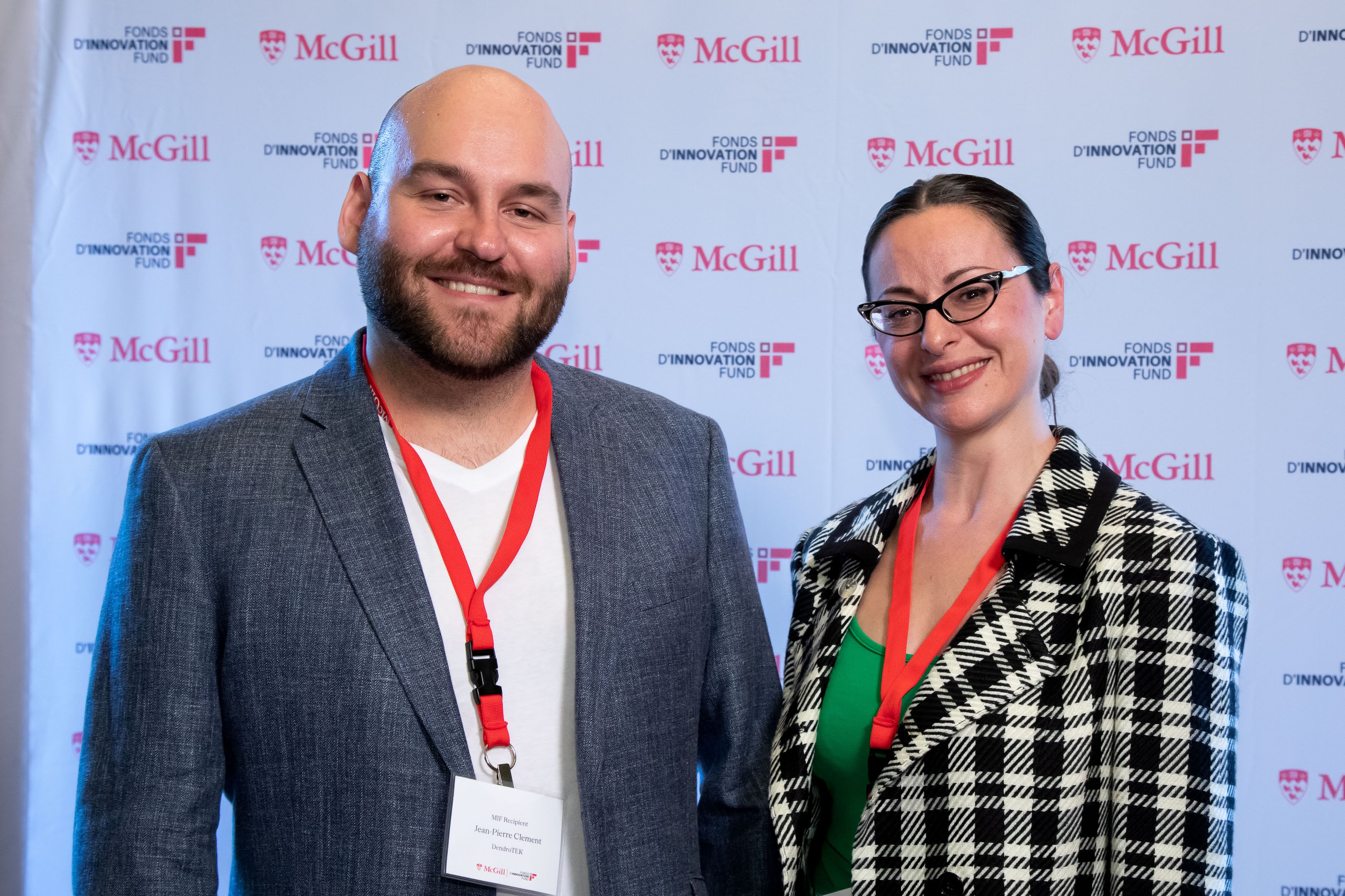 The DendroTEK team: (from left) Jean-Pierre Clement and Nathalie Marcal