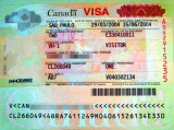 Temporary Resident Visa (TRV) Sample