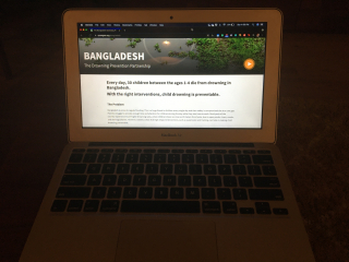 Updated landing page for Bangladesh project on the Synergos website 