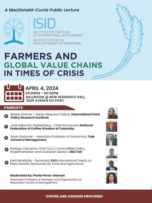 Farmers and Global Value Chains in Times of Crisis event info