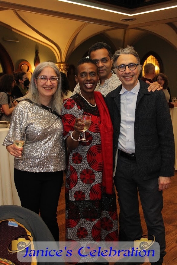 Professor Hala Jawlakh, Anne Farray, Professor Prashant Keshavmurthy and Professor Setrag Manoukian