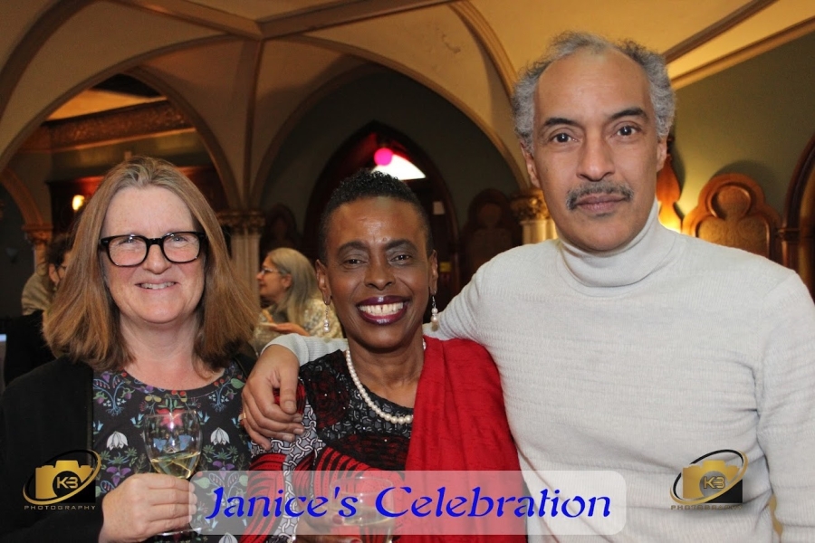Professor Laila Parsons, Anne Janice and Professor Khalid Medani