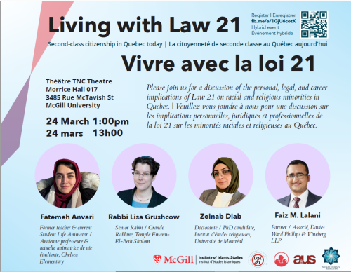 McGill Panel: Living with Law 21