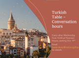 Poster for Turkish Language Conversations for Students - Fall 2022