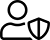 icon of person with shield