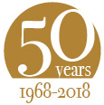 Logo: 50 years, 1968-2018