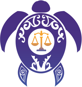 Kawaskimhon logo (purple turtle)