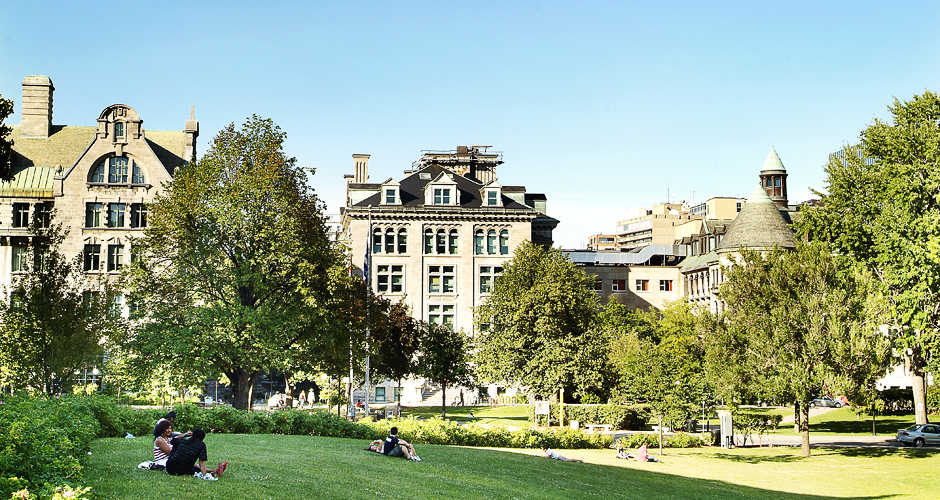 A sunny day on lower campus field. Photo by Shane Ward.