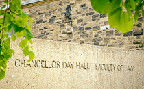 Faculty of law school building exterior