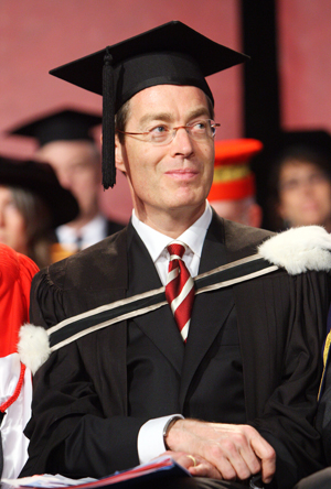 Nicholas Kasirer at the McGill Law convocation ceremony.