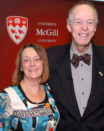 Margaret Somerville and Rod Macdonald were awarded medals on February 18, 2013