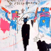 Piece to be discussed - Basquiat Irony of Negro Policeman 