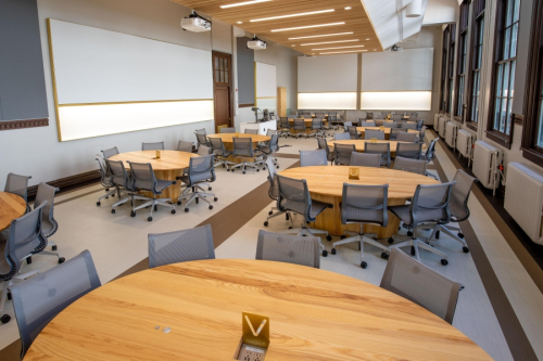 Photograph of classroom 150 in Arts building