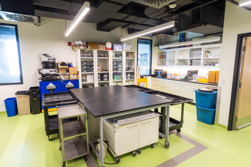 Photograph of a classroom in EDUC 358/361.