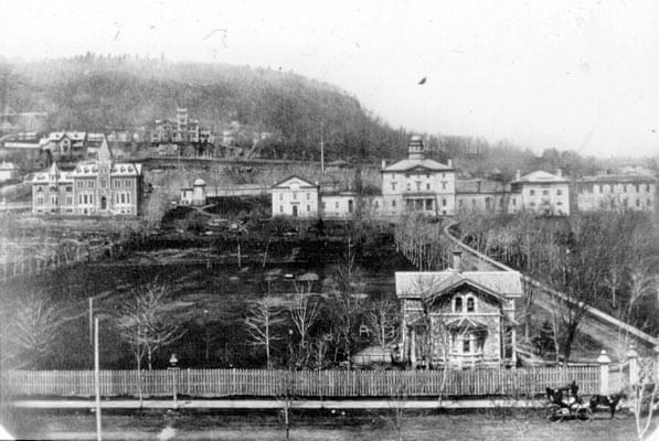 Early campus scene