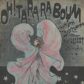 'Oh! ta ra ra boum' sheet music cover