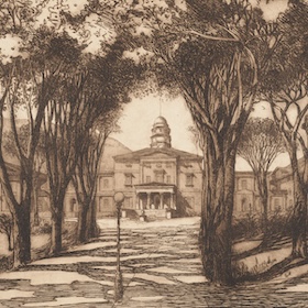 illustration of mcgill campus