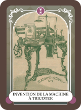 Invention de la machine à tricoter