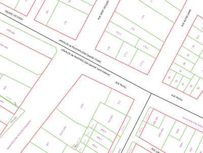 Cadastral Plans of the City of Montreal