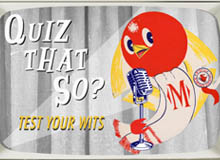 QUIZ THAT SO? TEST YOUR WITS