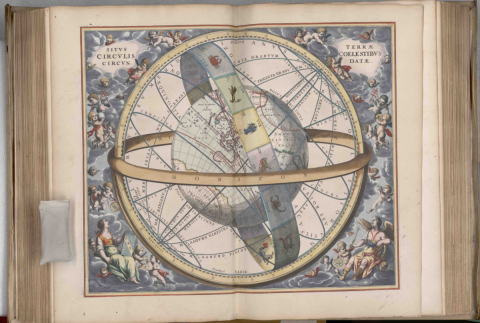 Image credit: Andreas Cellarius (1596–1665). Harmonia macrocosmica, seu atlas universalis et novus : totius universi creati cosmographiam generalem, et novam exhibens … Amstelodami : Apud Joannem Janssonium, 1661. Rare Books & Special Collections.