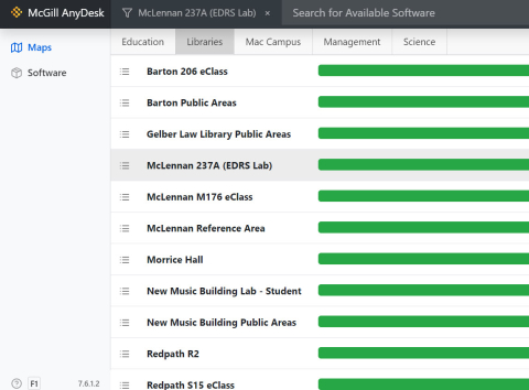 McGill AnyDesk library software
