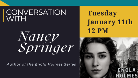 conversation with Nancy Springer, Author of the Enola Holmes Series