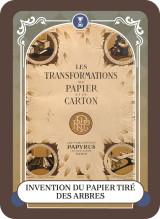 Invention du papier tiré des arbres