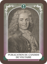 Publication du Candide de Voltaire