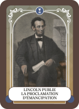 Lincoln publie la proclamation d’émancipation