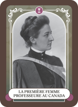 La première femme professeure au Canada