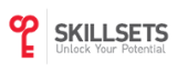 Skillsets logo featuring an illustration of a red key