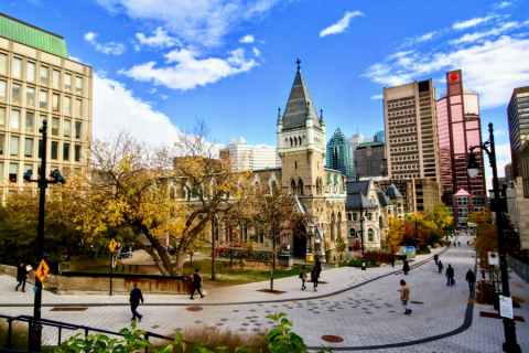Photo du campus de l'université McGill
