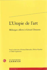 Page couverture du livre "L'Utopie de l'art"