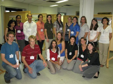 Undergraduate students who participated in the 2009 USRA Poster Event