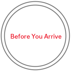 Before you arrive