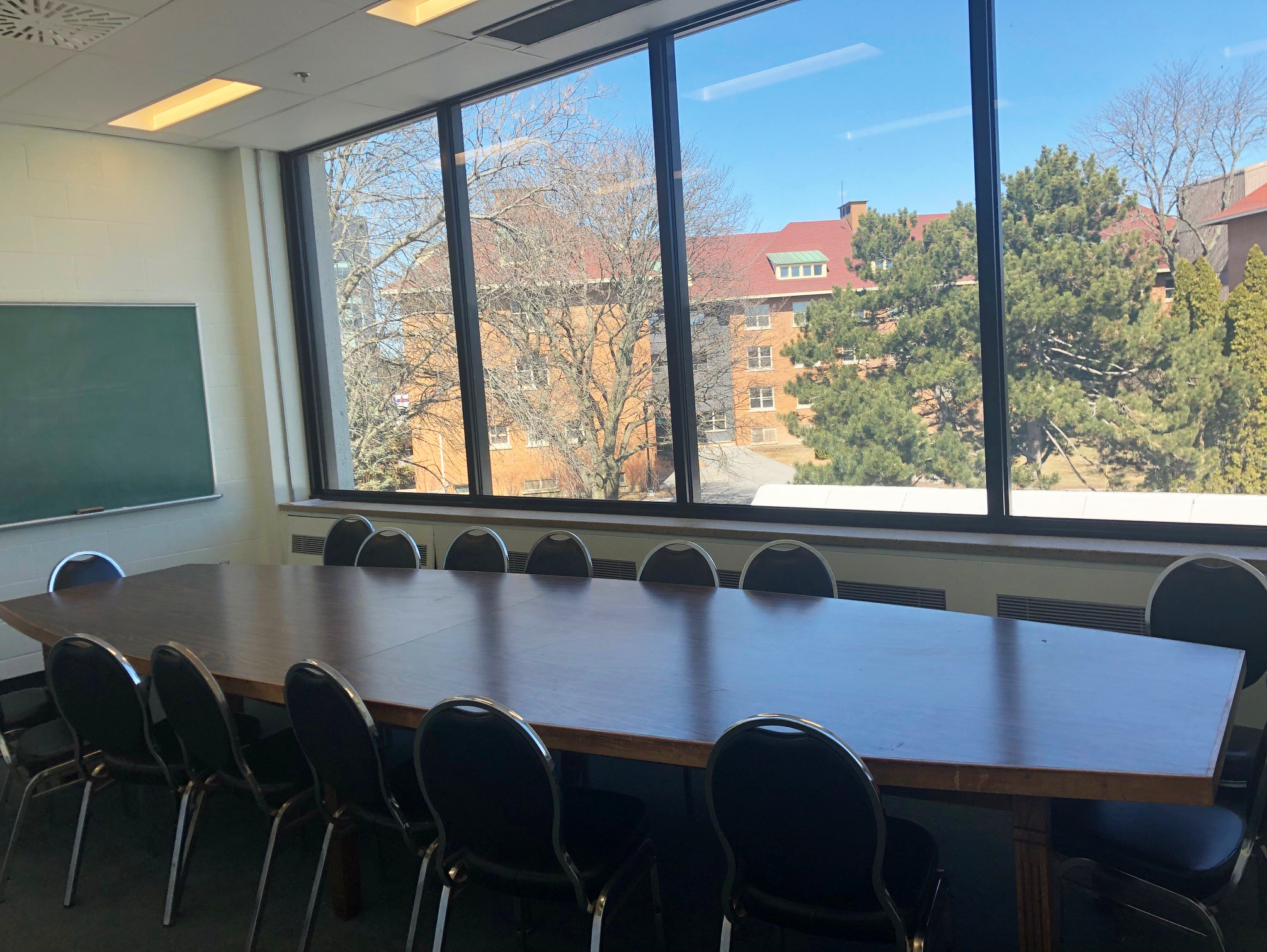 Centennial Centre Room 207 with table and chairs