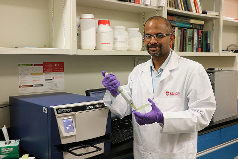 Professor Saji George is the Canada Research Chair in Sustainable Nanotechnology for Food and Agriculture