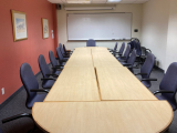 Table and chairs in Faculty Conference Room